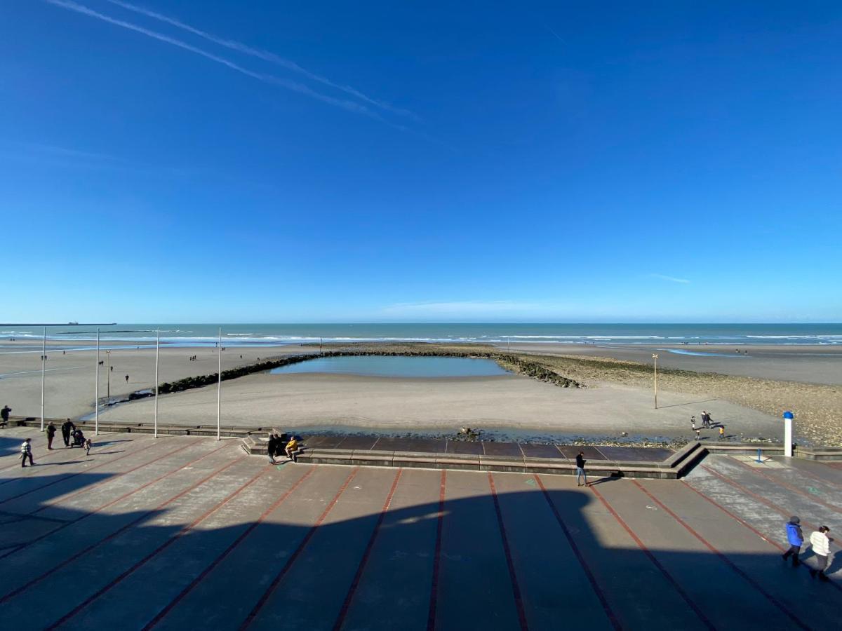 Le Coucher De Soleil - Face Mer Avec Terrasse Wimereux Luaran gambar